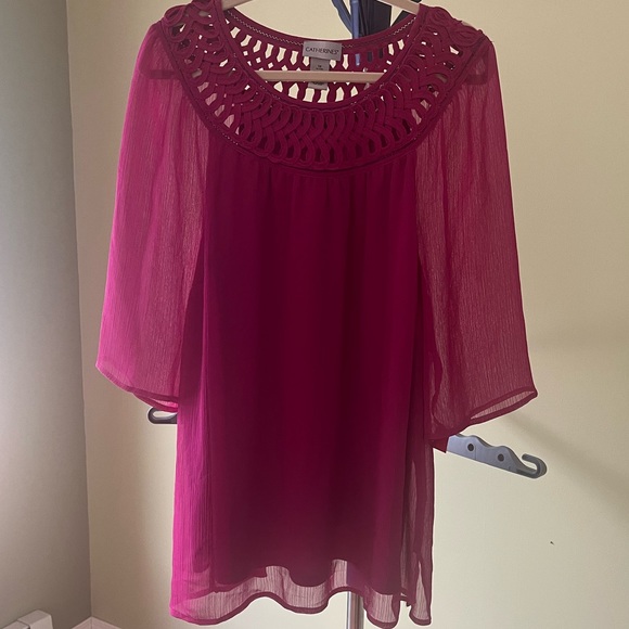 Catherines Fuchsia Blouse - Picture 1 of 5